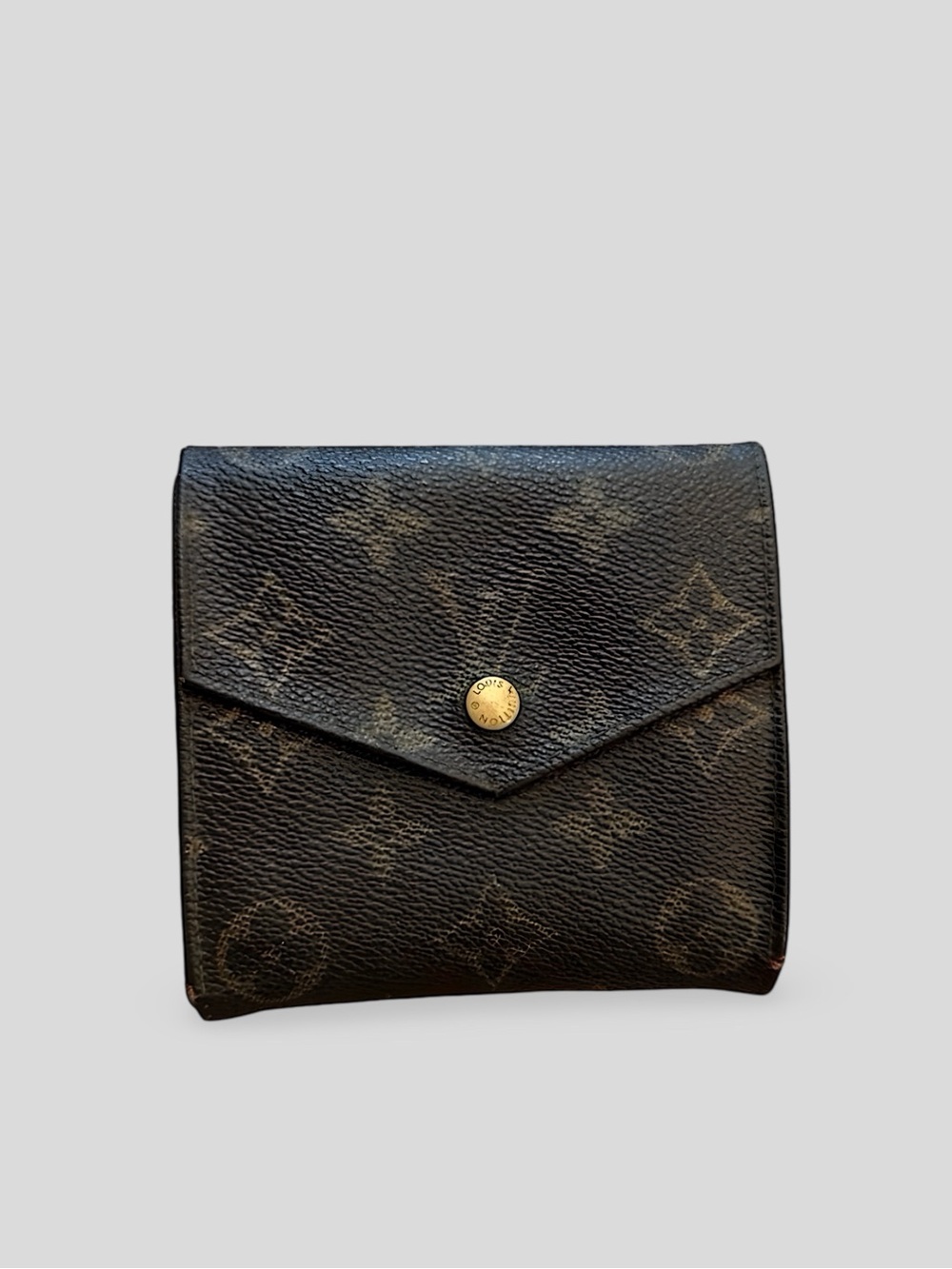 1990’s LOUIS VUITTON Monogram Portefeuille Elise compact wallet